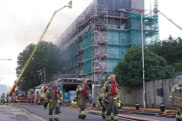 Gran incendio en Londres